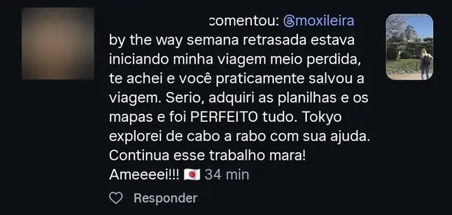 Print do depoimento de @na********ne
