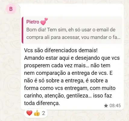 Print do depoimento de Br****