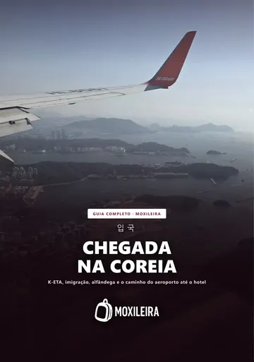 Capa do guia Chegada na Coreia