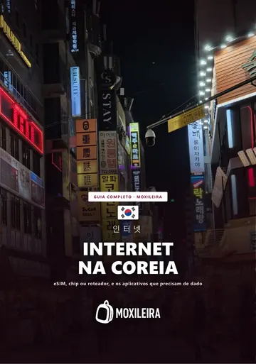 Capa do guia Internet na Coreia