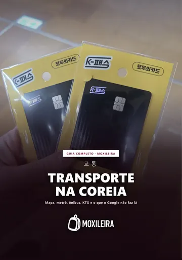 Capa do guia Transporte na Coreia
