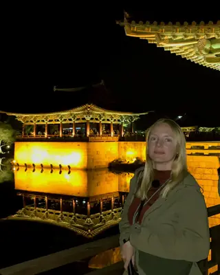 Donggung iluminado, Gyeongju