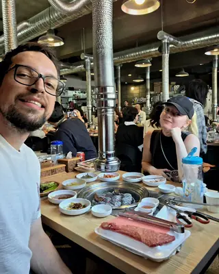 Churrasco coreano em Seul
